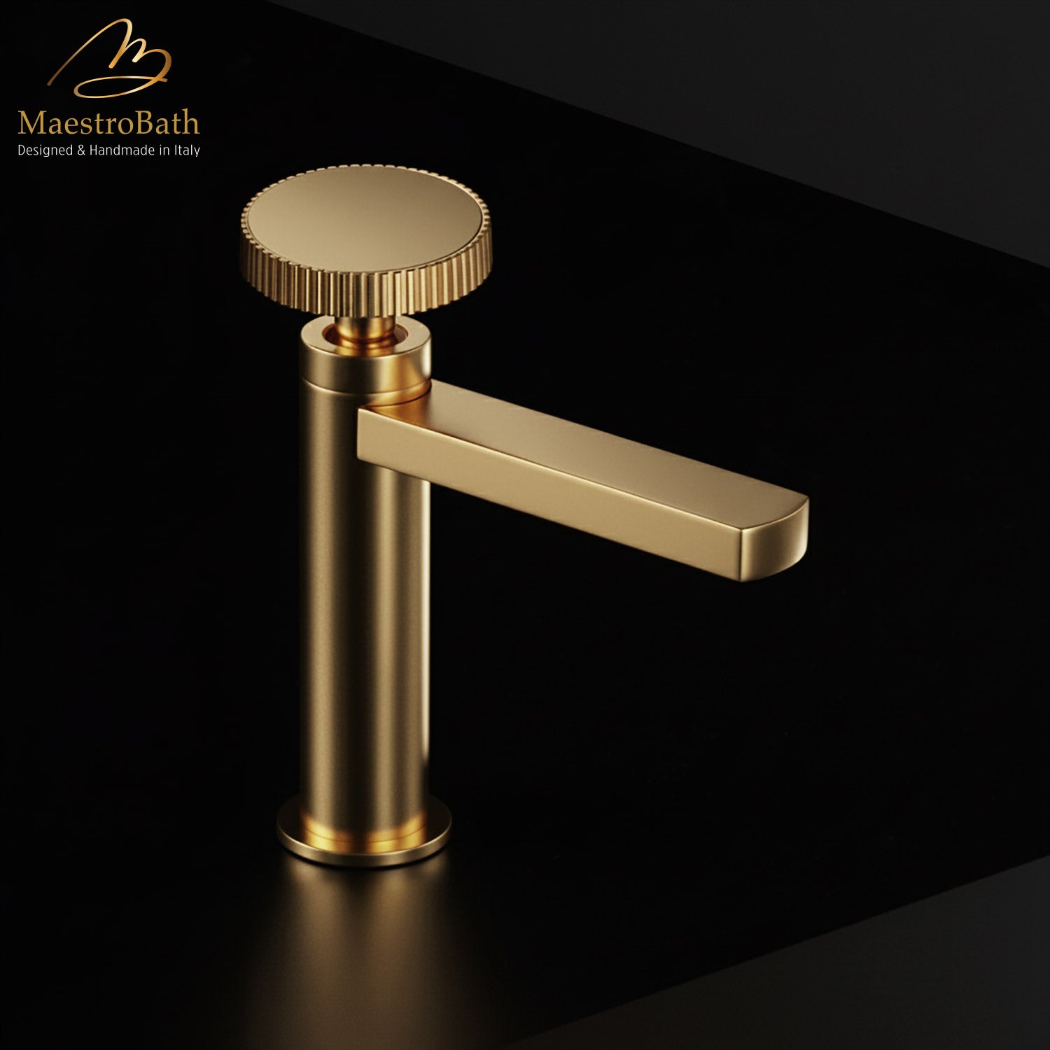 Preziosa Luxury Bathroom Faucet | Black #color_matte gold