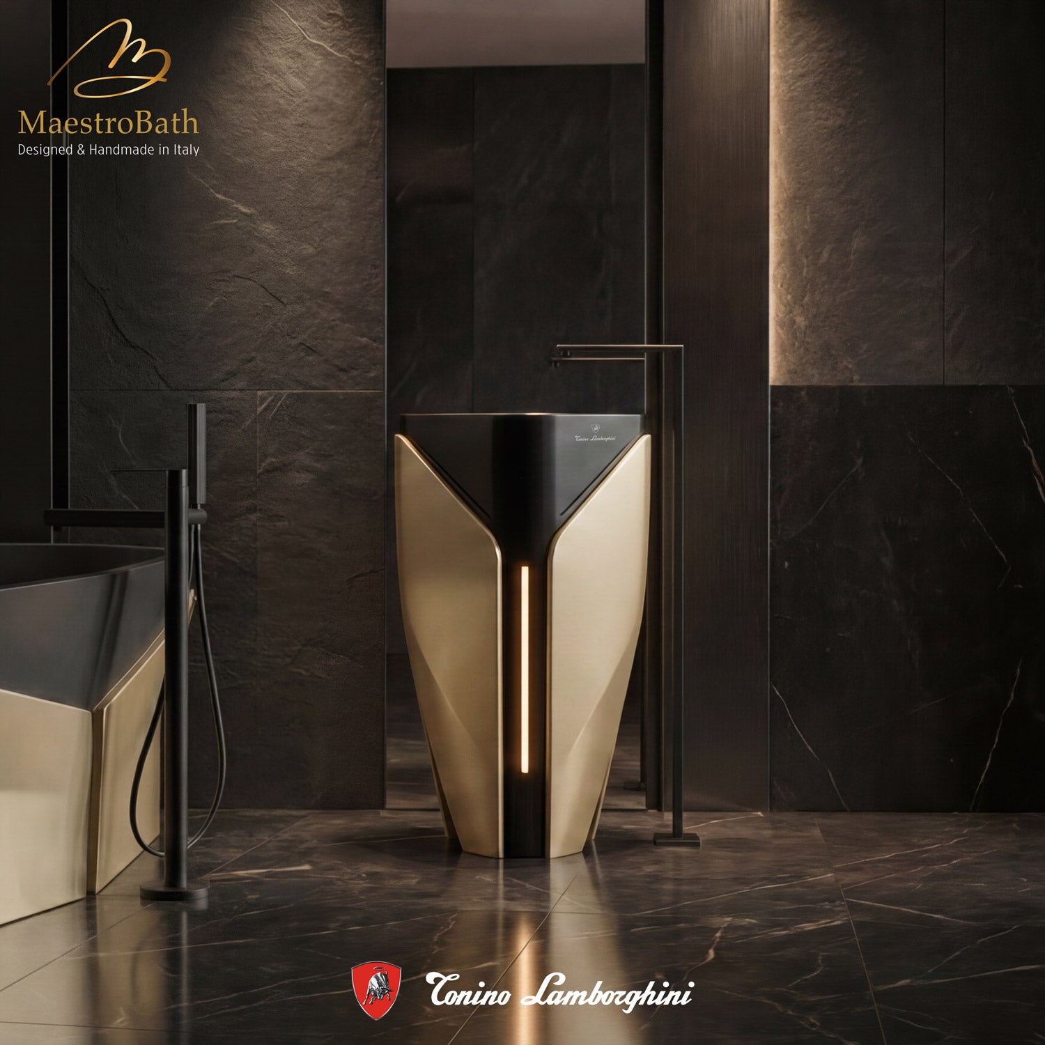 Iconico by Tonino Lamborghini Freestanding Sink