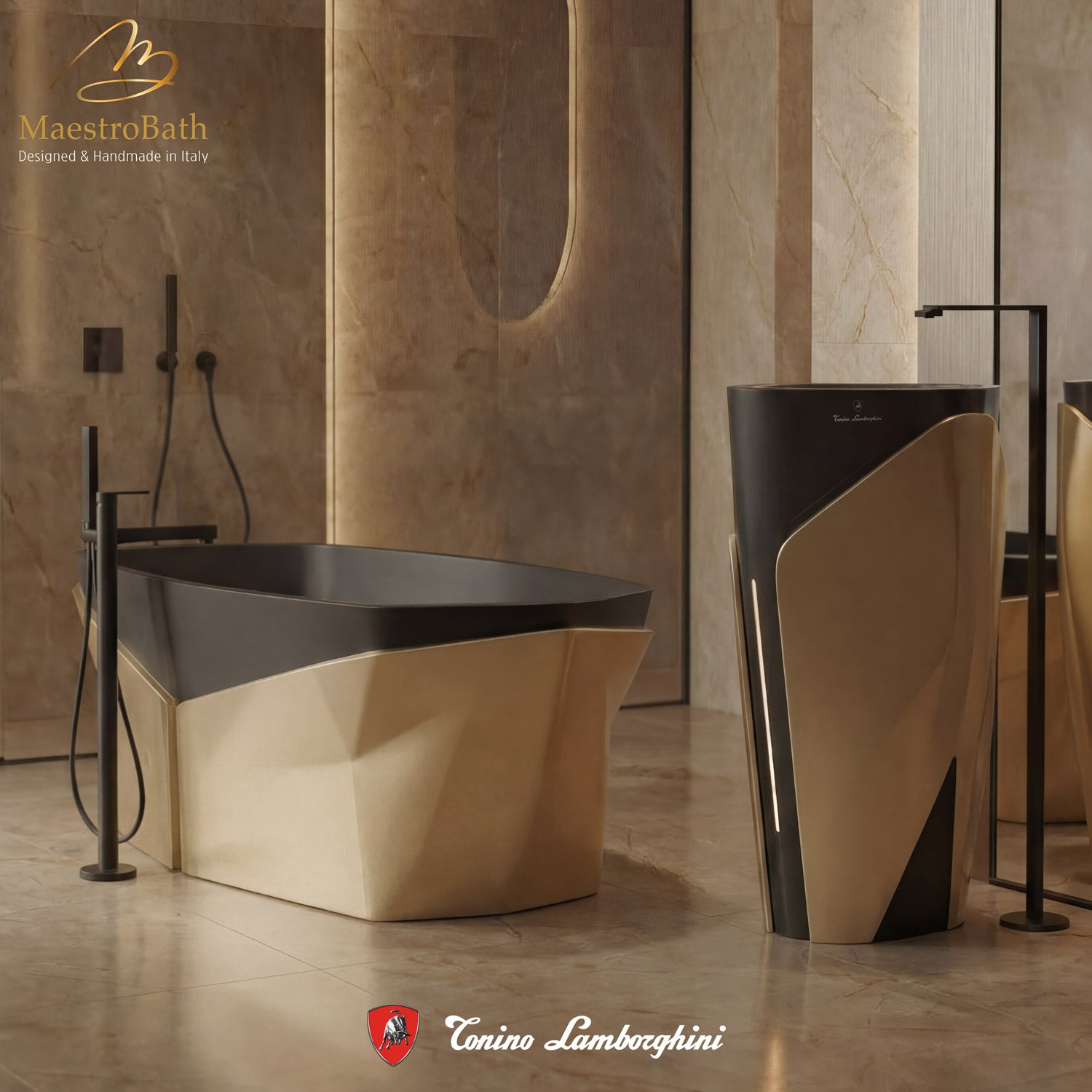 Iconico by Tonino Lamborghini Freestanding Sink