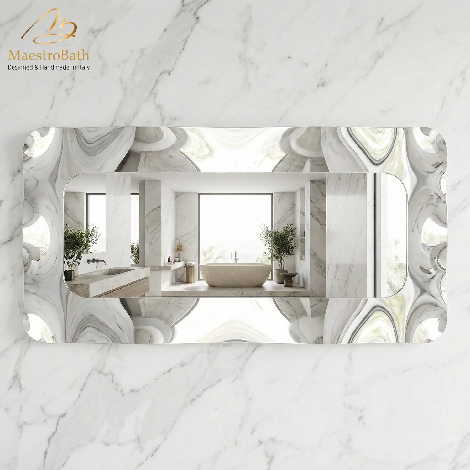 Dorian Luxury Bathroom Large Mirror