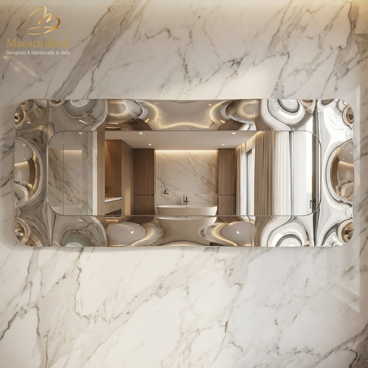 Dorian Luxury Bathroom Large Mirror