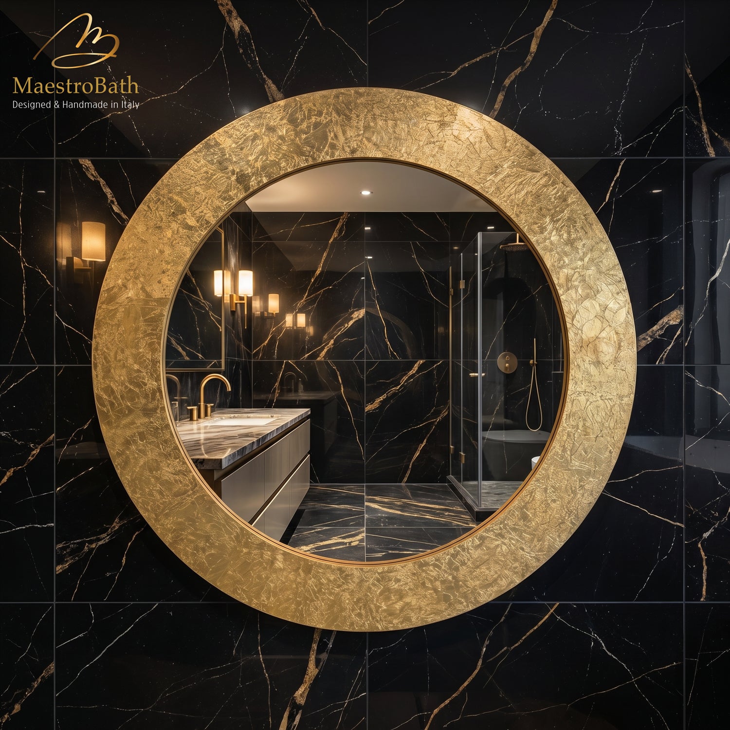 Modern Round Bathroom Mirror