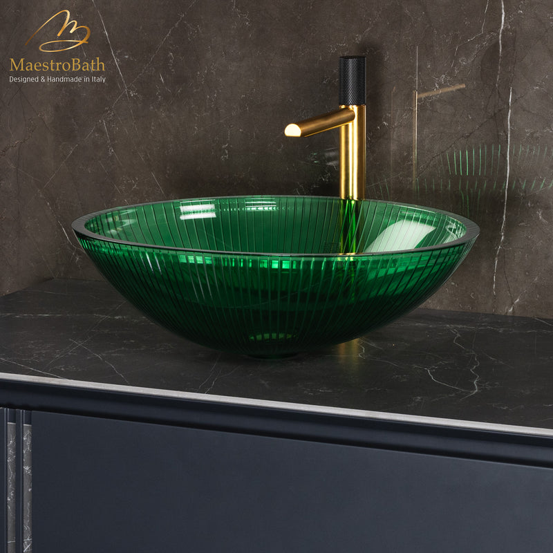 Plisse Luxury Oval Vessel Sink