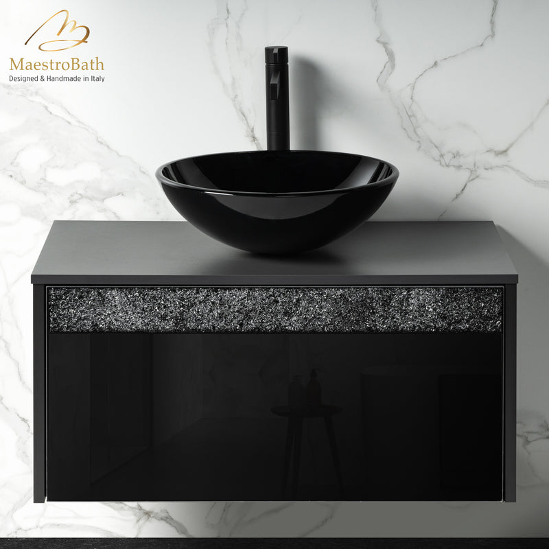 Alba 32" Vanity Set | Black