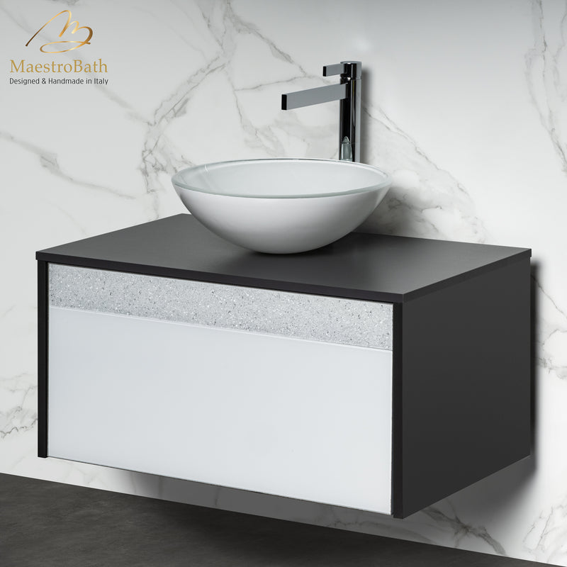 Alba 32" Vanity Set | Grey and White