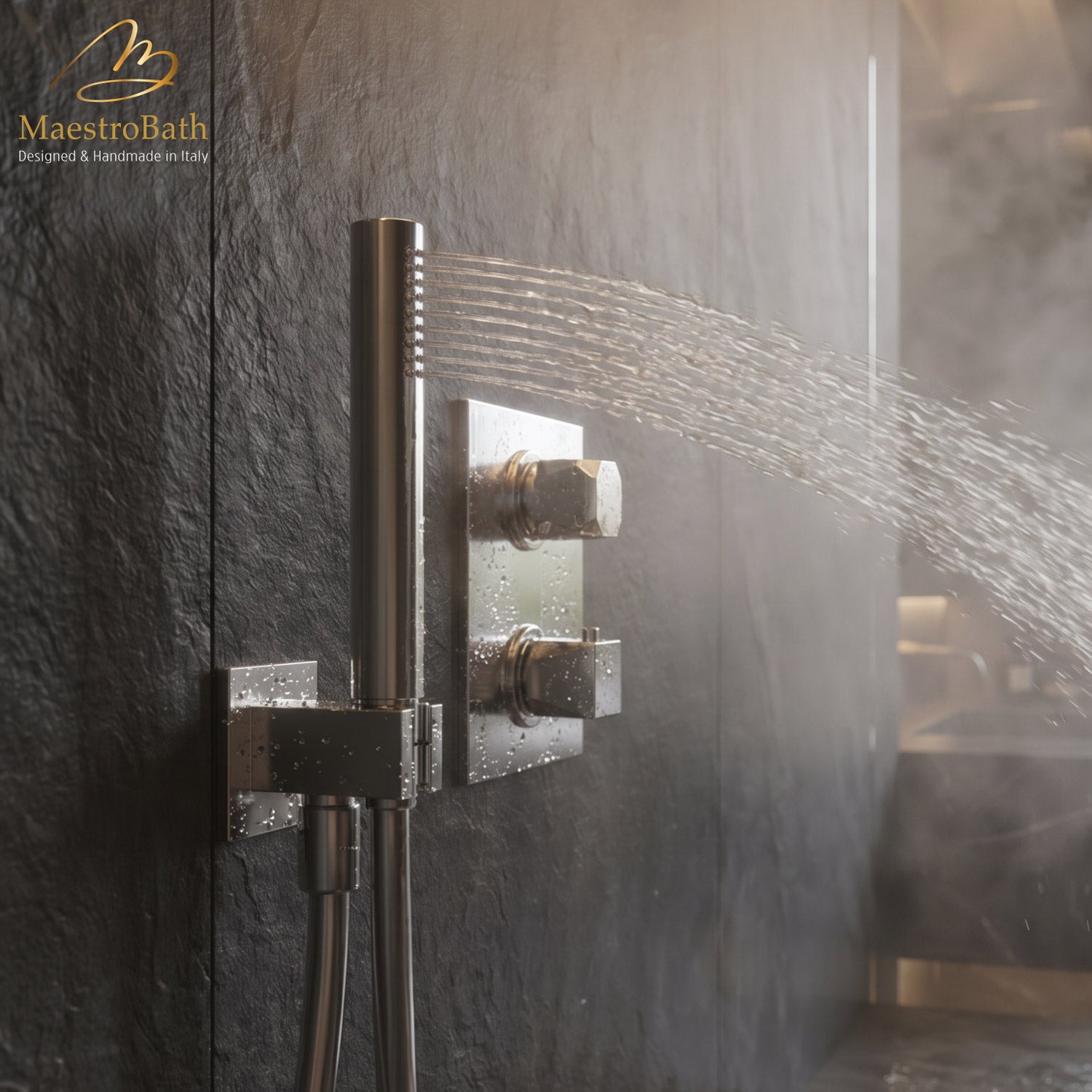 Capri Complete Shower Set | Polished Chrome