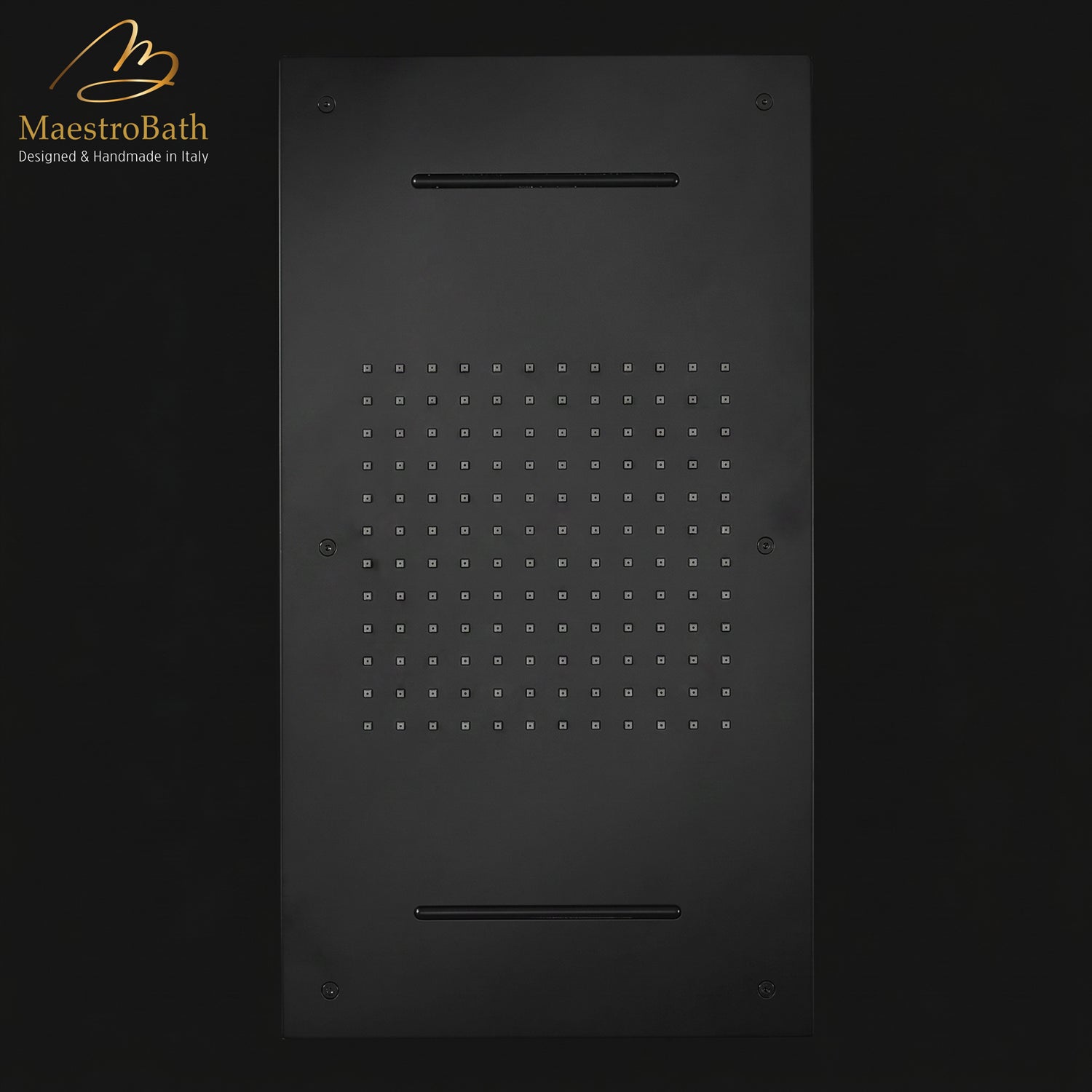 False ceiling Shower Head 700X380 MM | Black