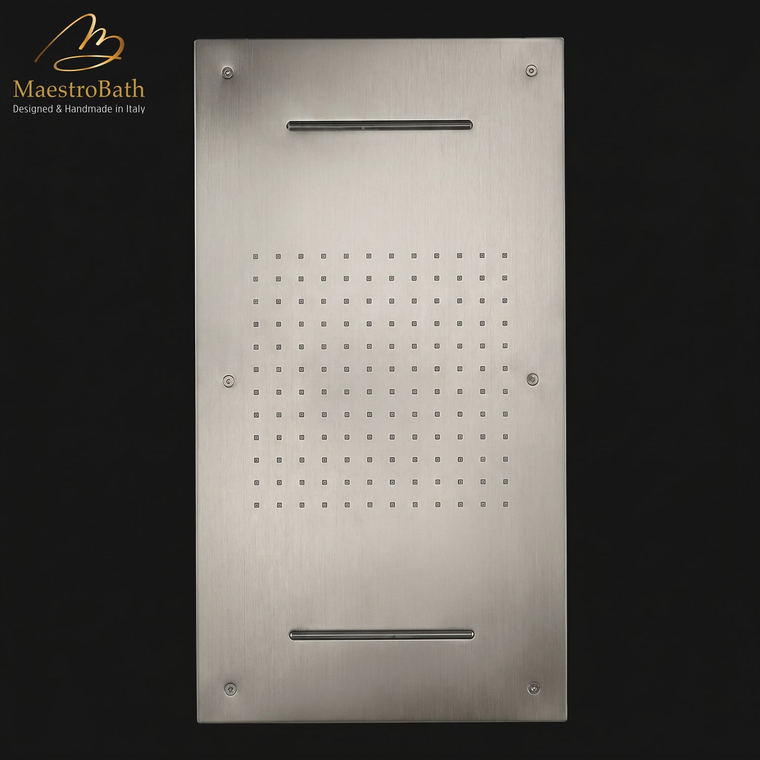 False ceiling Shower Head 700X380 MM | Brushed Nickel