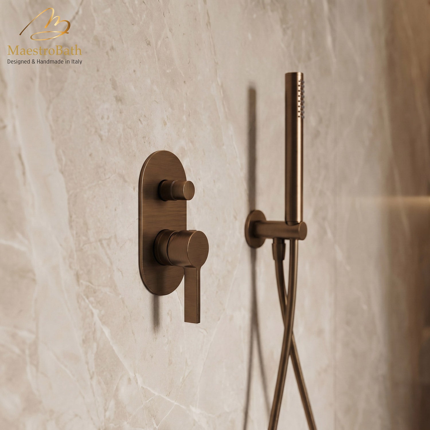 Mooi Complete Shower Set #color_tabacco