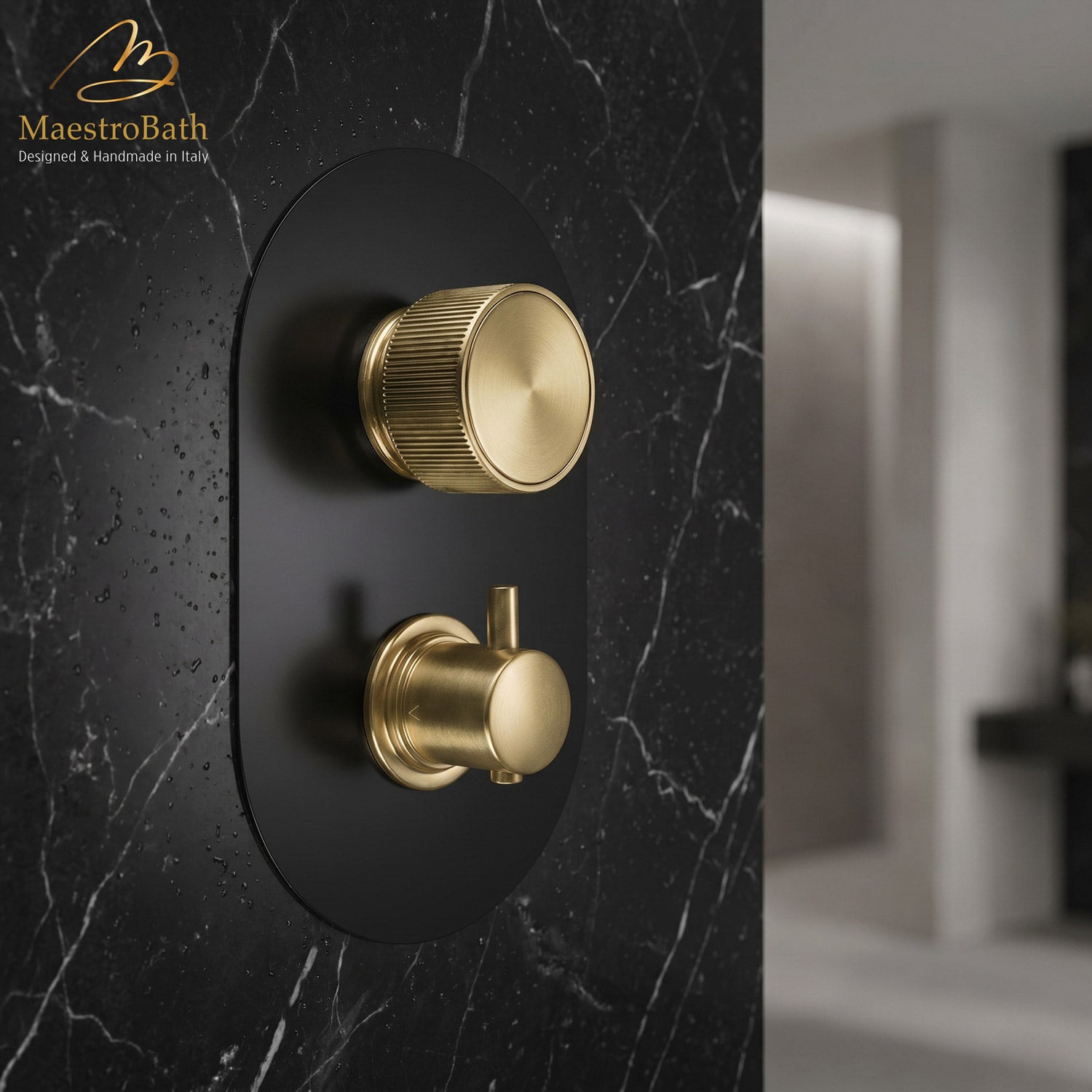 Primo Thermostatic Concealed Bath & Shower With Diverter 2 Ways