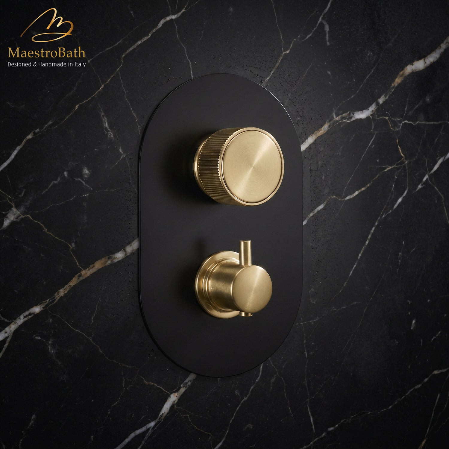 Primo Thermostatic Concealed Bath & Shower With Diverter 2 Ways