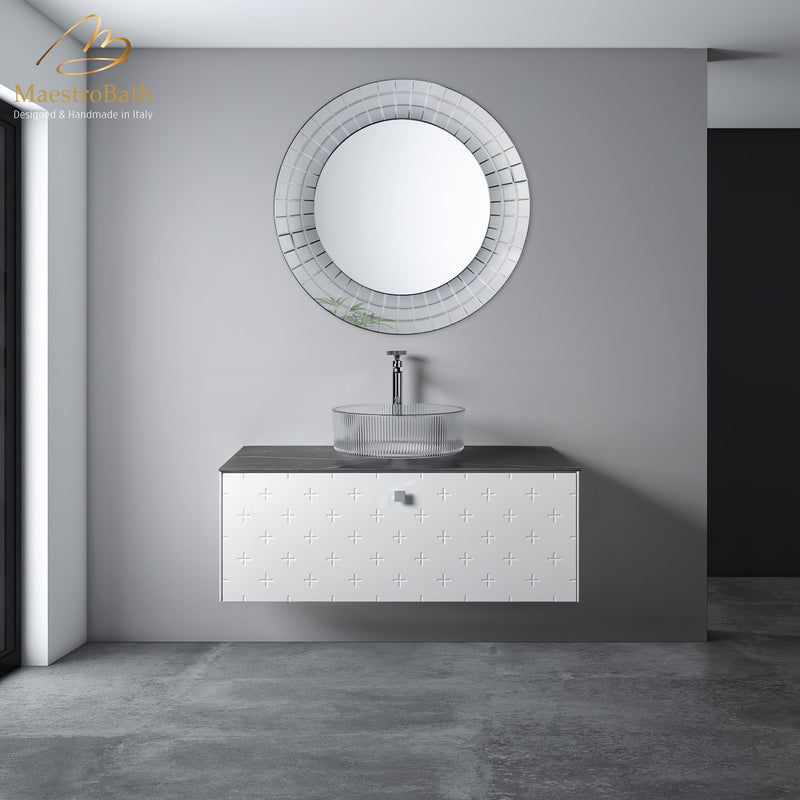 Modern Bathroom Vanity 40" | White