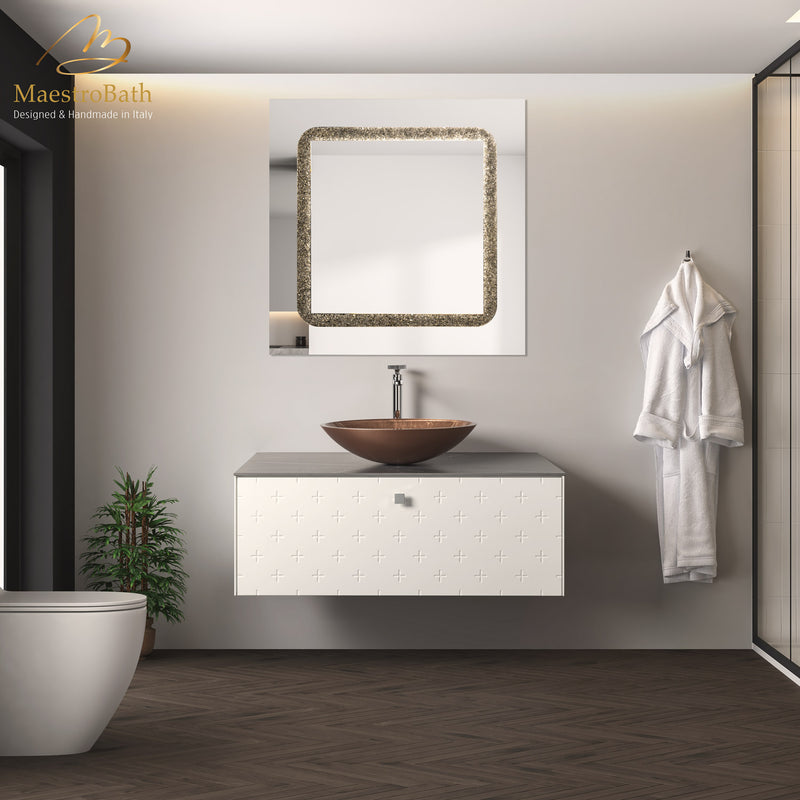 Modern Bathroom Vanity 40" | White