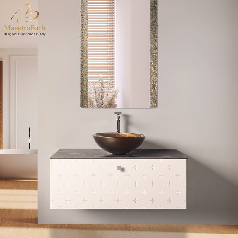 Modern Bathroom Vanity 40" | White