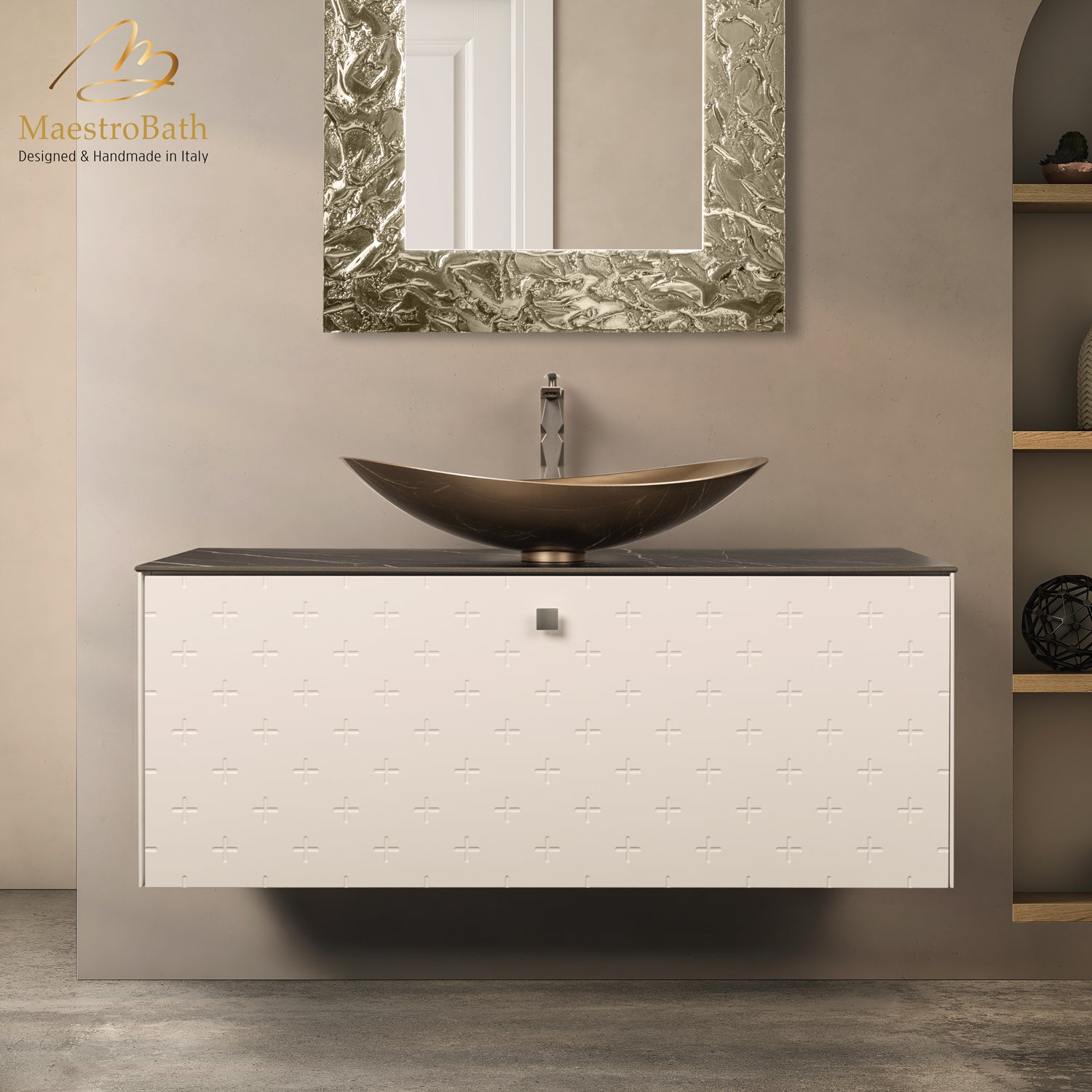 Modern Bathroom Vanity | White #Size_48"