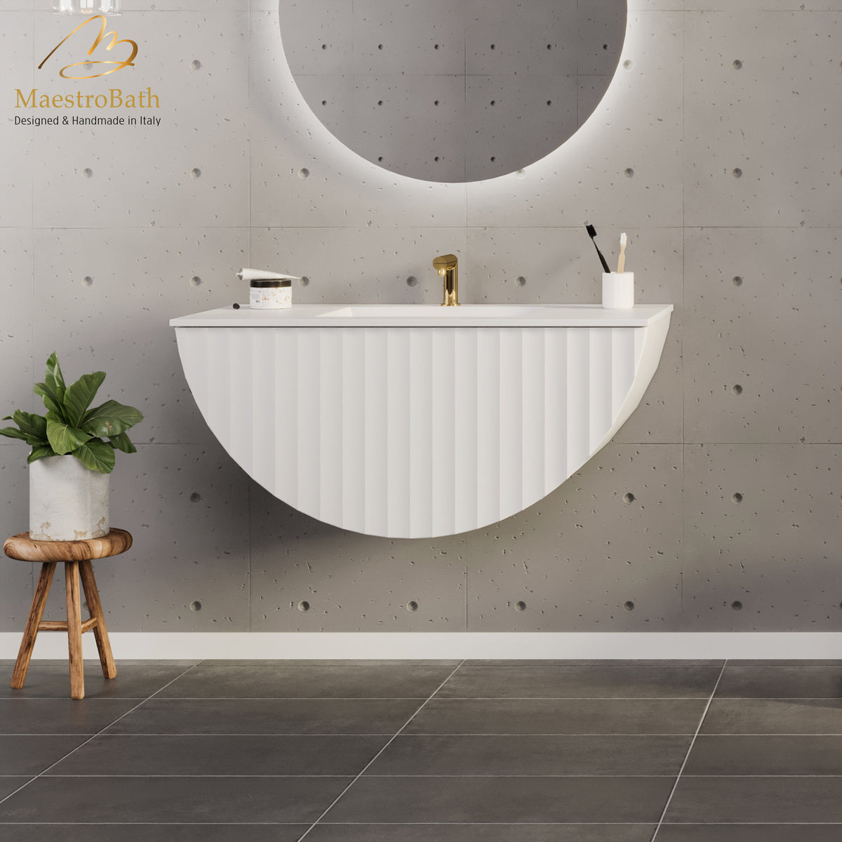 Caps Modern Bathroom Vanity