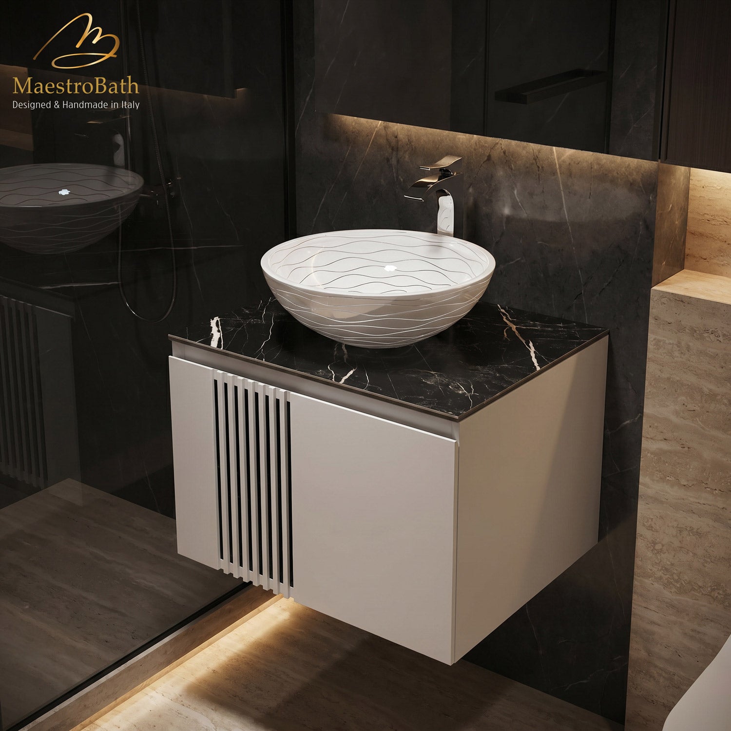 Mantua Bathroom Vanity | White #size_24" #color_white