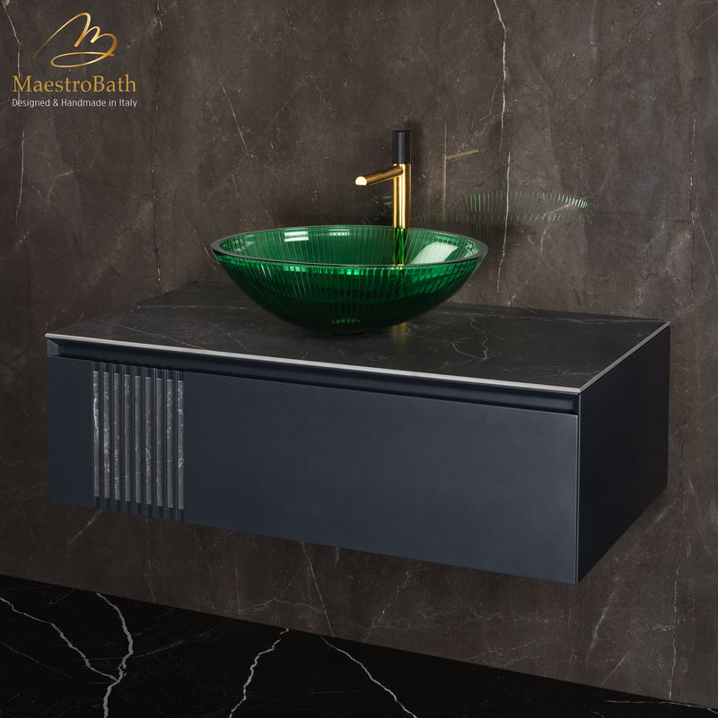 Plisse Luxury Oval Vessel Sink