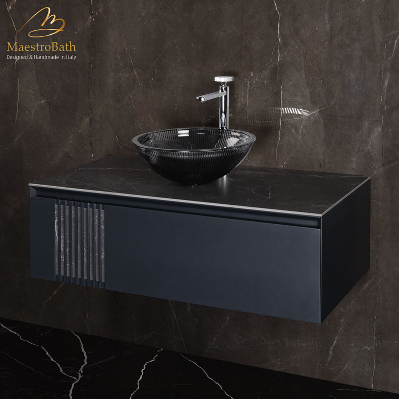 Plisse Luxury Round Vessel Sink