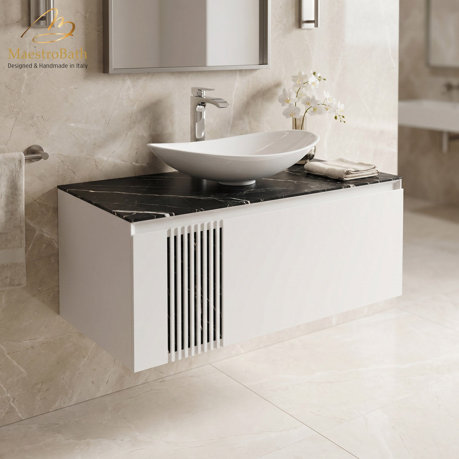 Mantua Bathroom Vanity | White #size_40" #color_white
