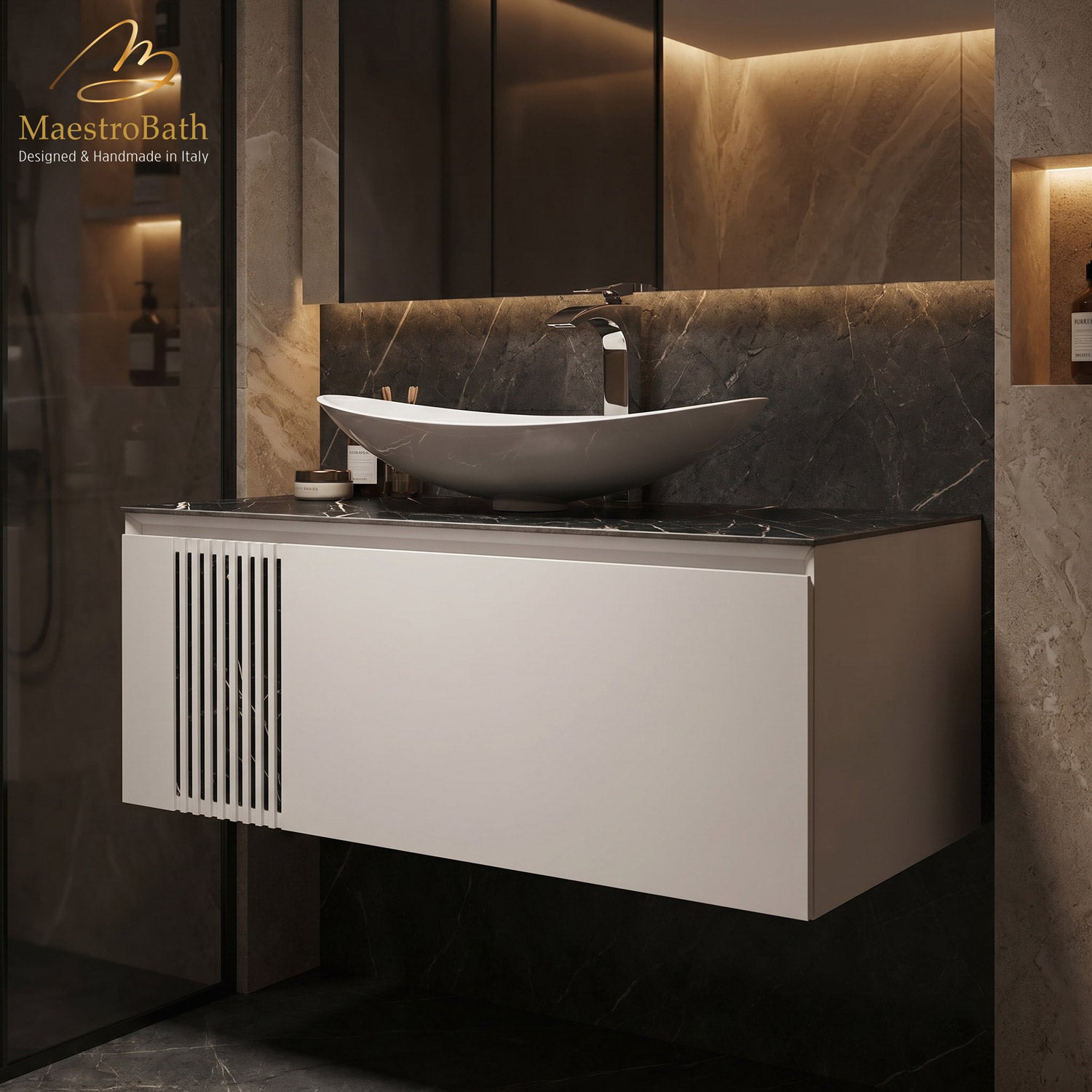 Mantua Bathroom Vanity | White #size_40" #color_white