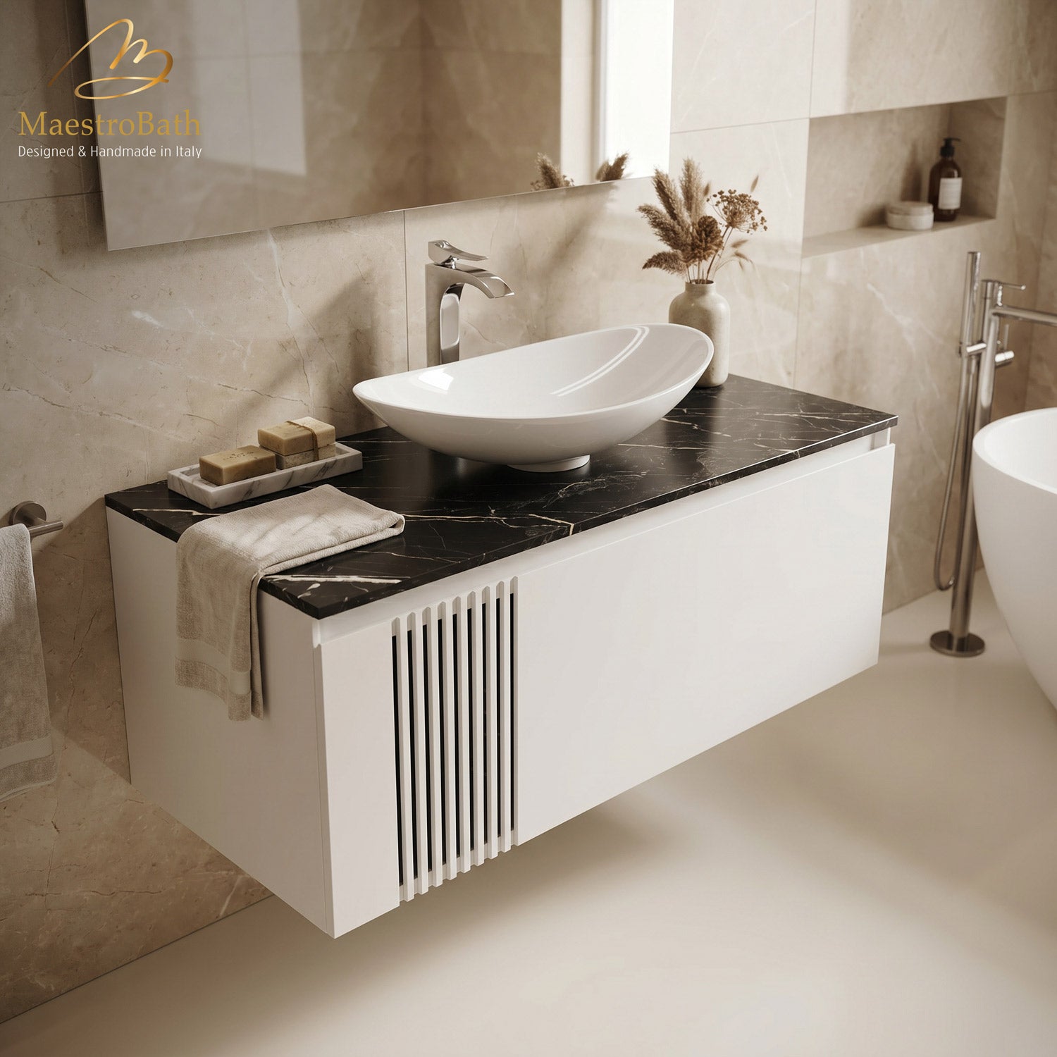 Mantua Bathroom Vanity | White #size_40" #color_white