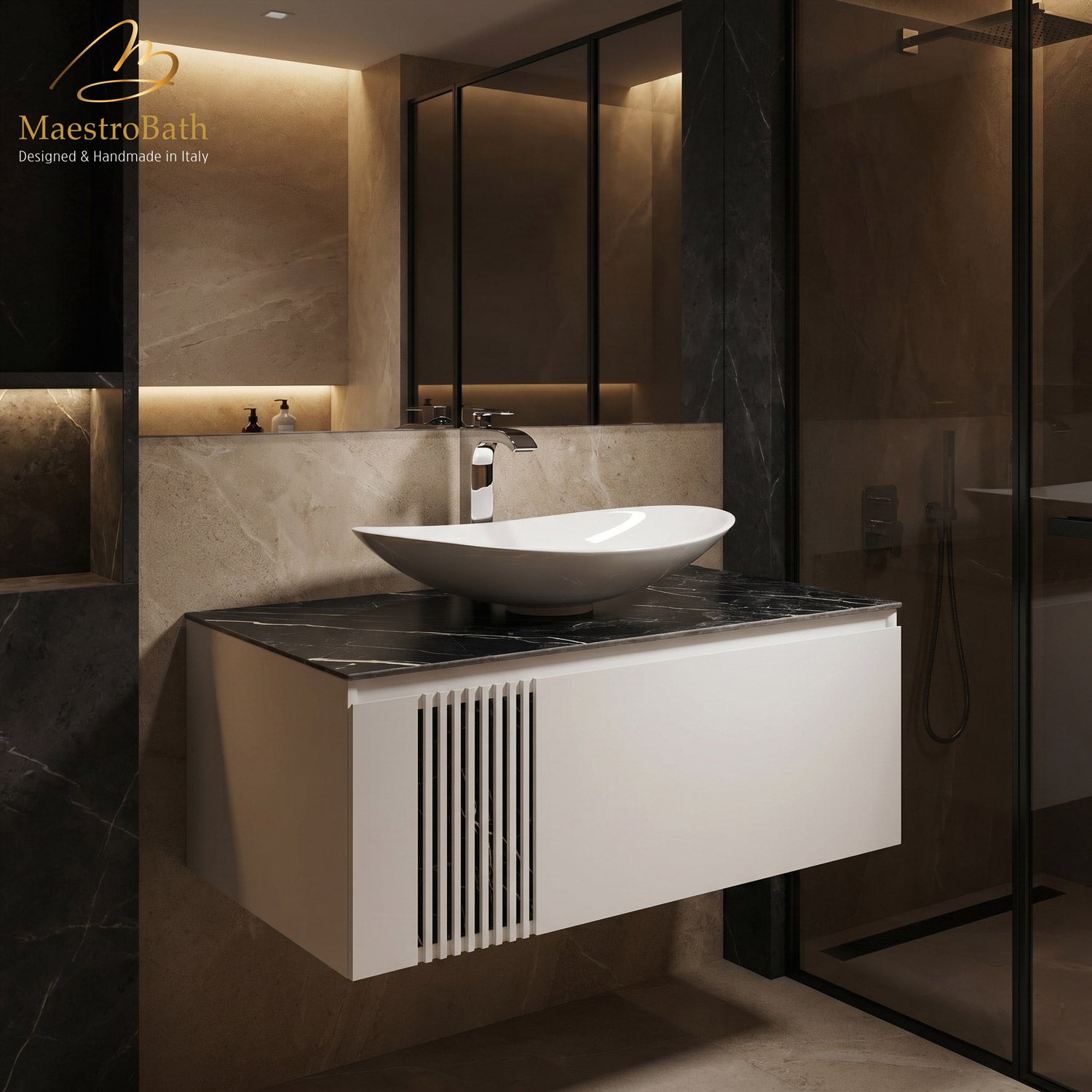 Mantua Bathroom Vanity | White #size_40" #color_white