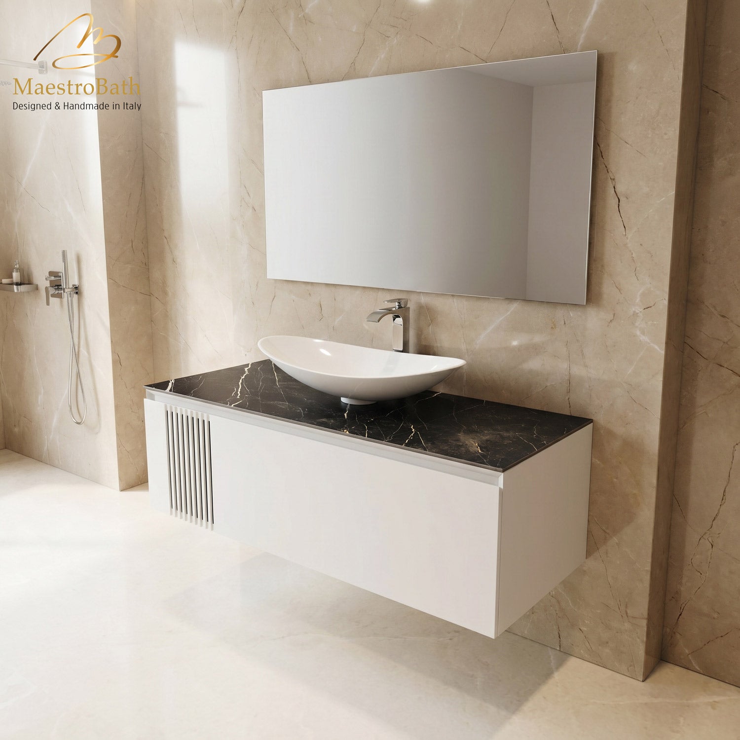 Mantua Bathroom Vanity | White #size_48" #color_white