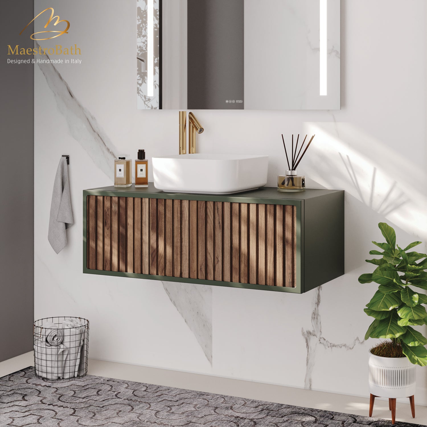 Orient 100 Bathroom Vanity | Anthracite #Size_39"