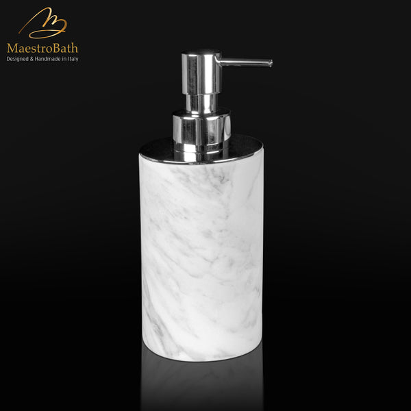 Cosmopolitan Soap Dispenser | White and Chrome