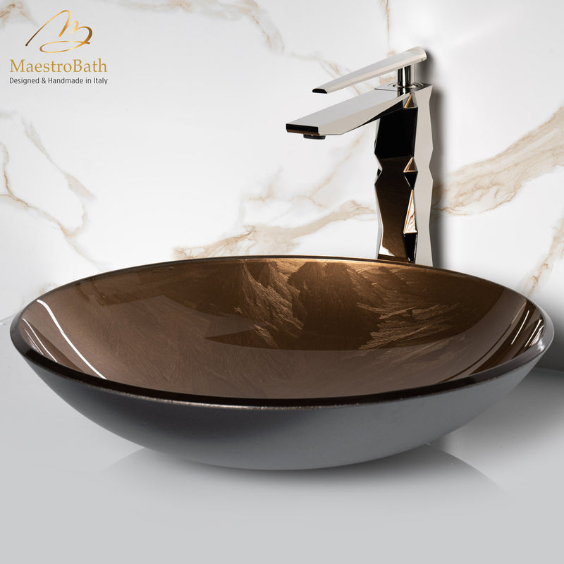 Calcolo Vessel Sink | Bronze