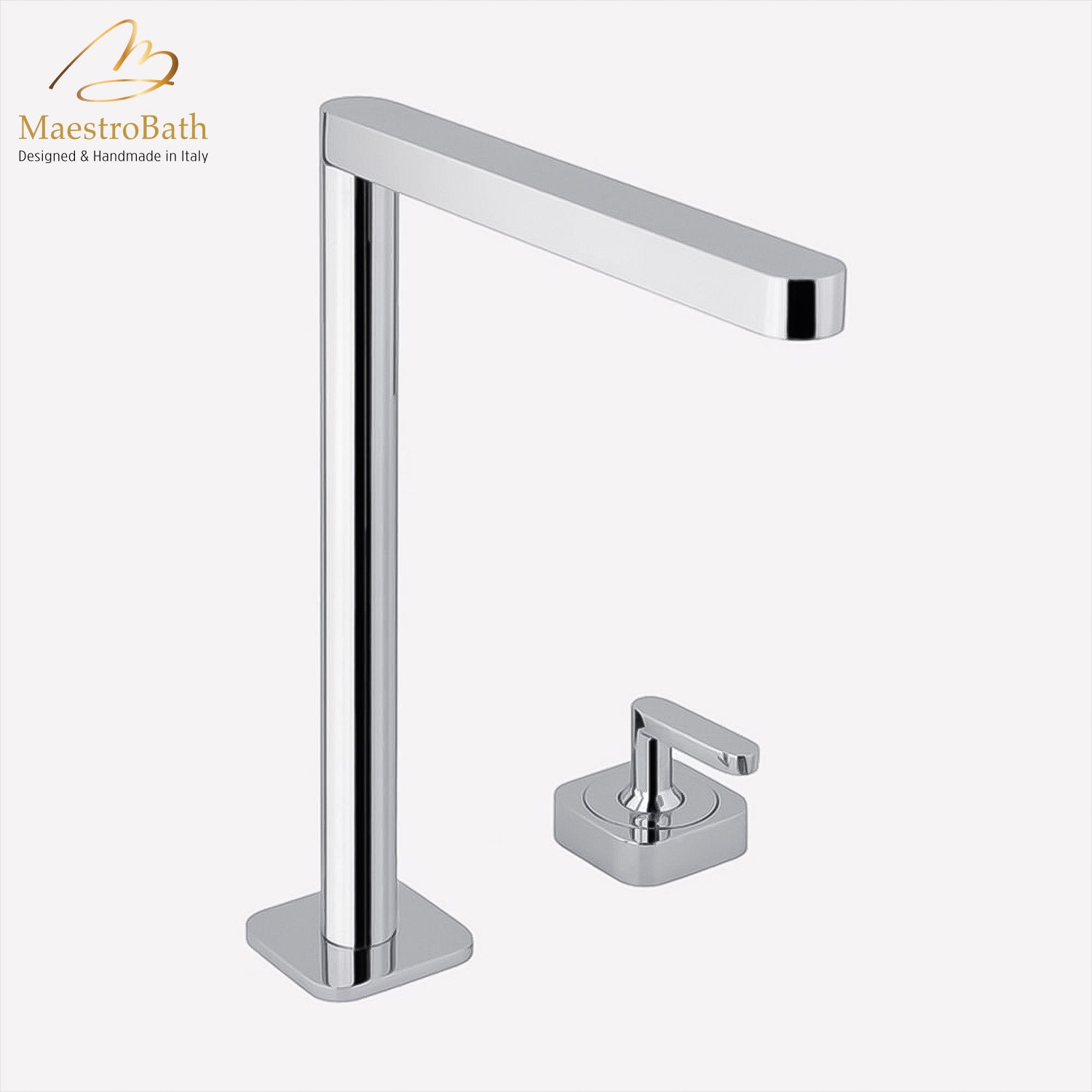 Italian Modern Vessel Sink Faucet | Polished Chrome #color_polished chrome