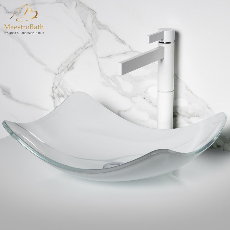 Kara Luxury Vessel Sink | White