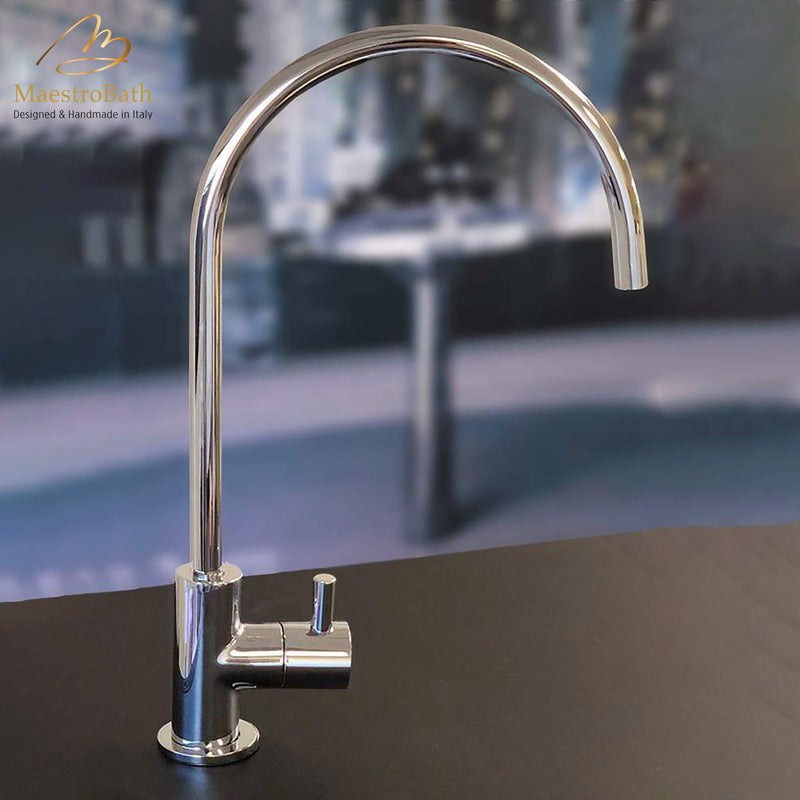 Modern Small Kitchen Faucet | Polished Chrome
