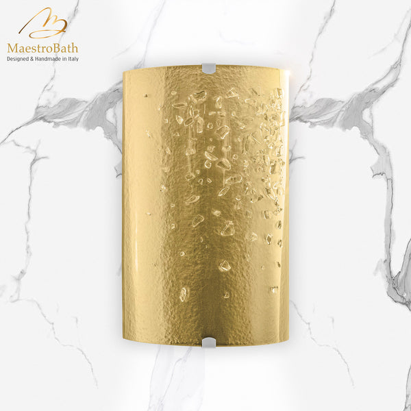 Murano Low Luxury Light Fixture | Gold