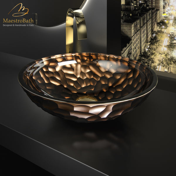 Prism Luxury Vessel Sink | Bronze