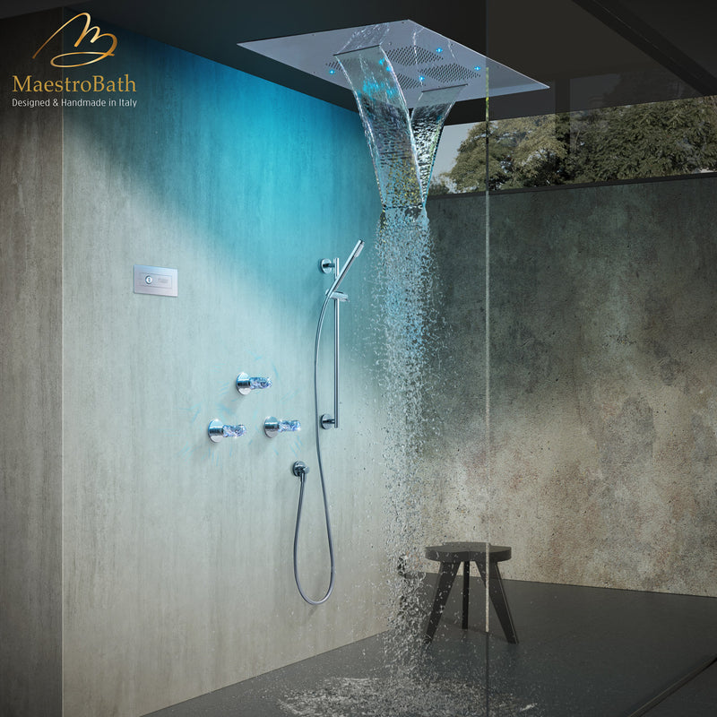 Lux Complete Shower Set | Polished ChromeLux Complete Shower Set | Polished Chrome