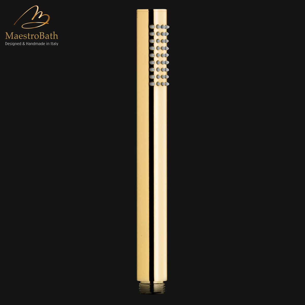 Mini Star Hand Shower, shown in polished gold, made of solid brass