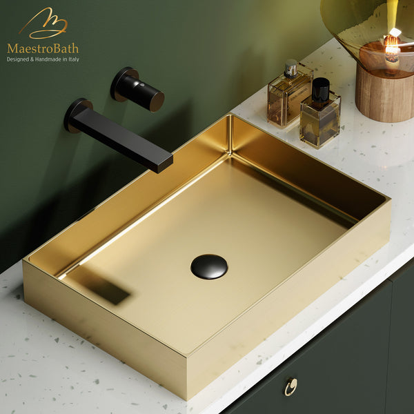 Modern Rectangular Vessel Sink