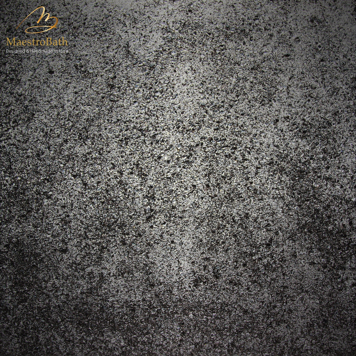 Crystal Luxury Tile, shown in black, 23.6 inch by 23.6 inch per panel
