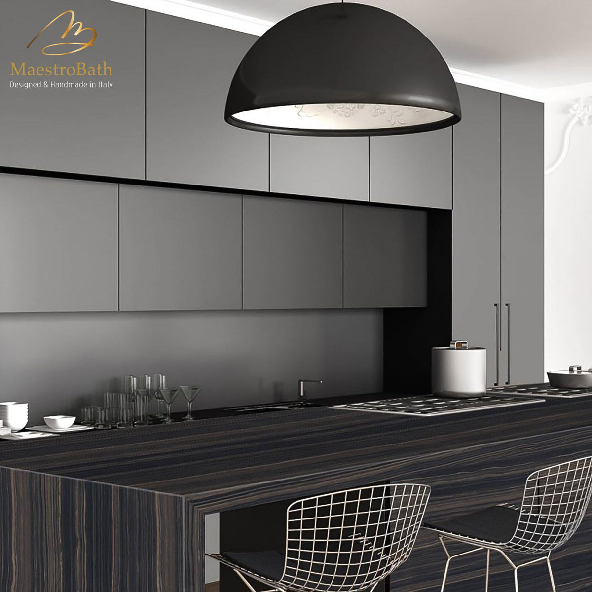 Maple Luxury Tile, shown in brown, 62.9 inch by 31.4 inch per panel