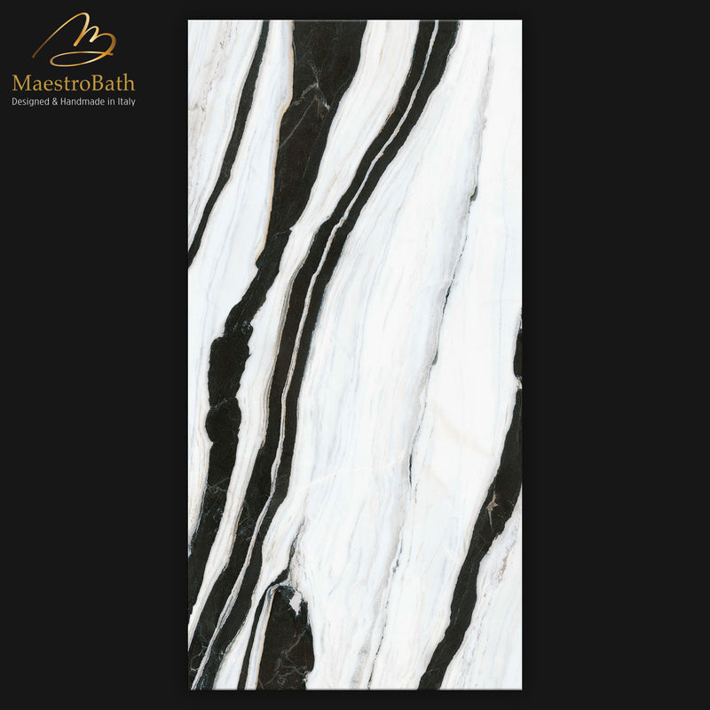 Panda Luxury Tile | Black and White