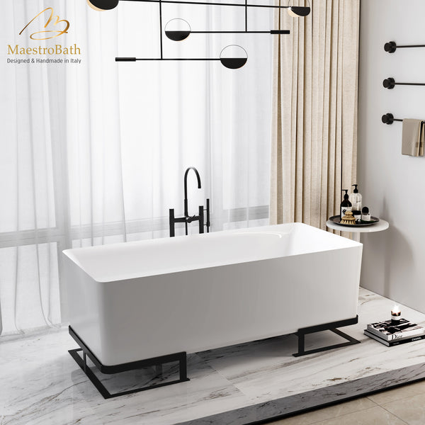 Elevate Luxury Freestanding Bathtub | White