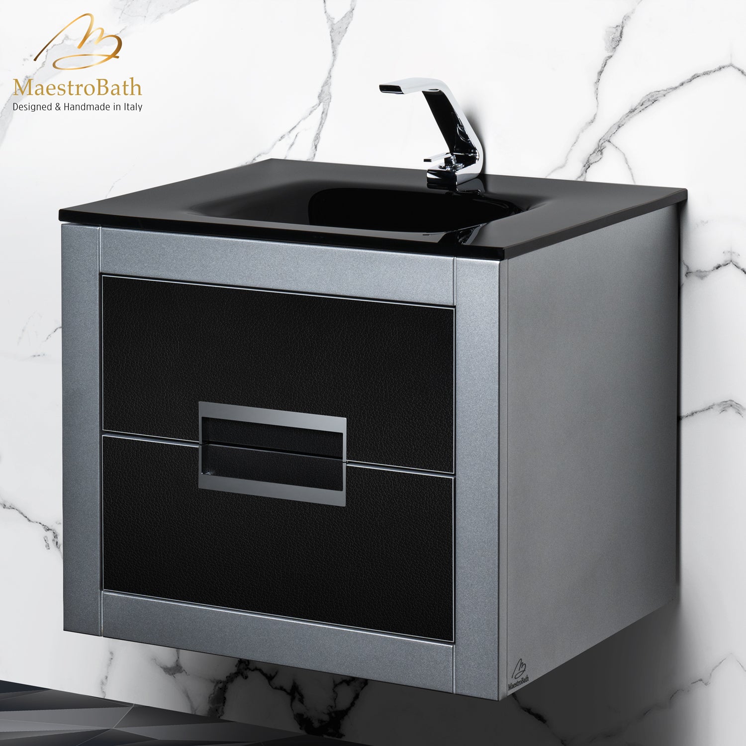 Danya Leather Modern Bathroom Vanity 40 Inch #Size_24"