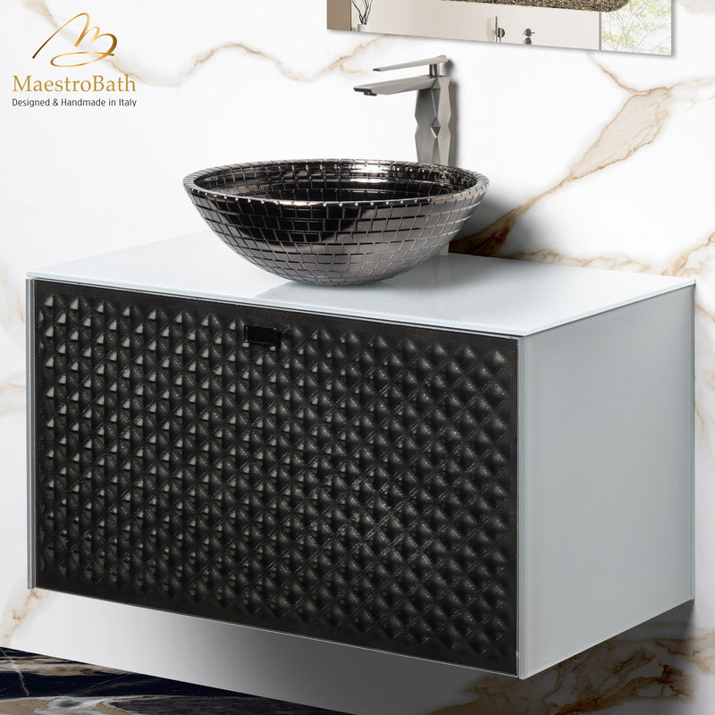 Lucent Luxury Crystal Silver Bronze Vanity